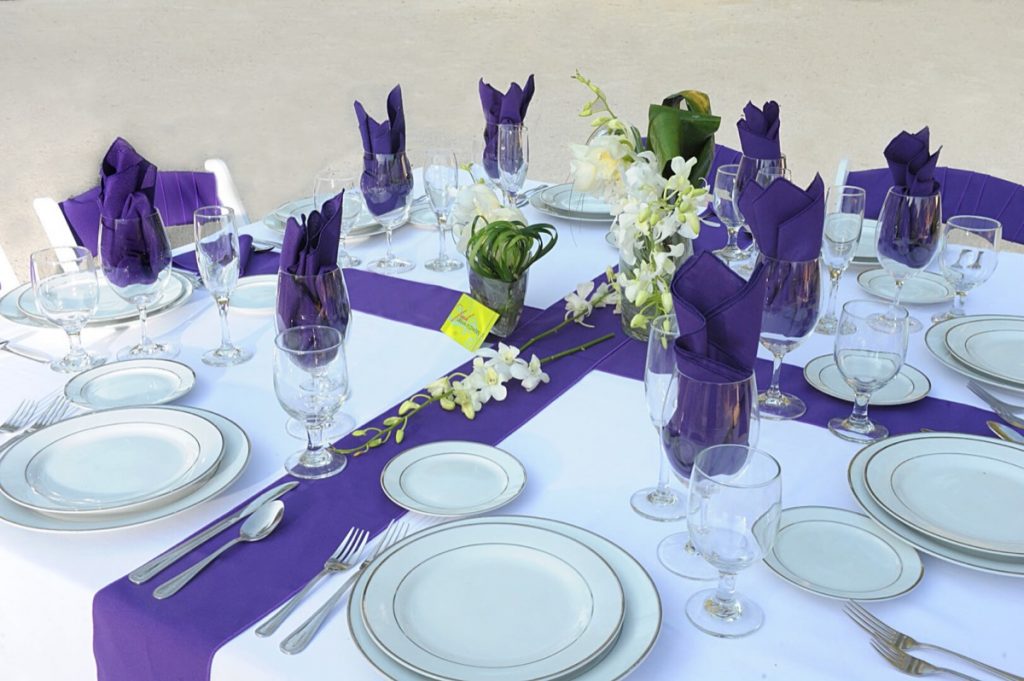 Fresh Horizons Catering presents a table setting for your guests!