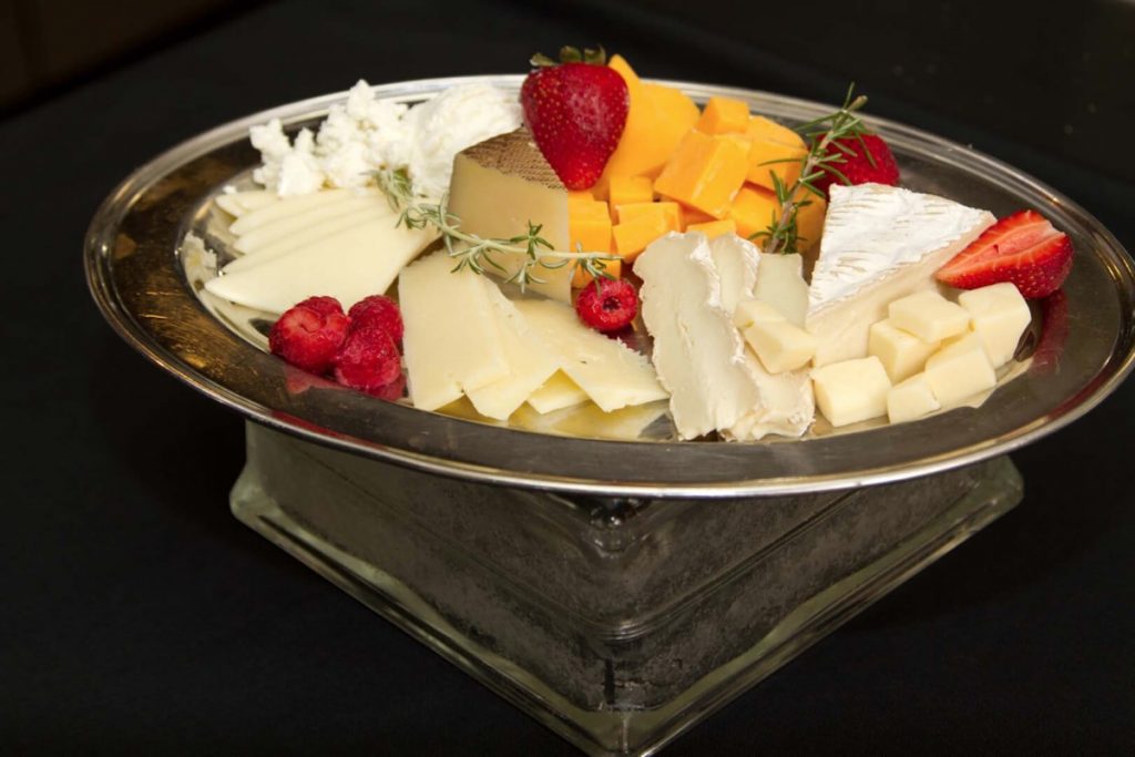 A cheese tray by Fresh Horizons Catering