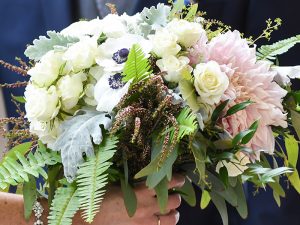 A Freesia Designs wedding bouquet is gorgeous!