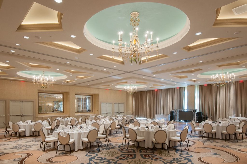 The Eilan Hotel Resort and Spa's gorgeous ballroom is a delight!