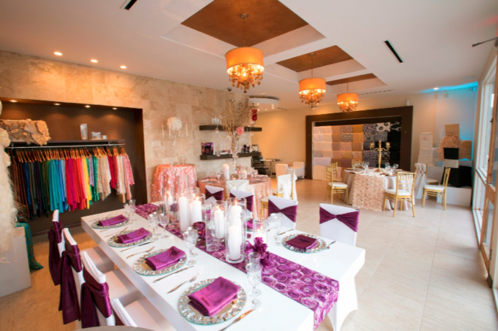 Events by Touch of Elegance floor room, where there are countless designs and colors available.