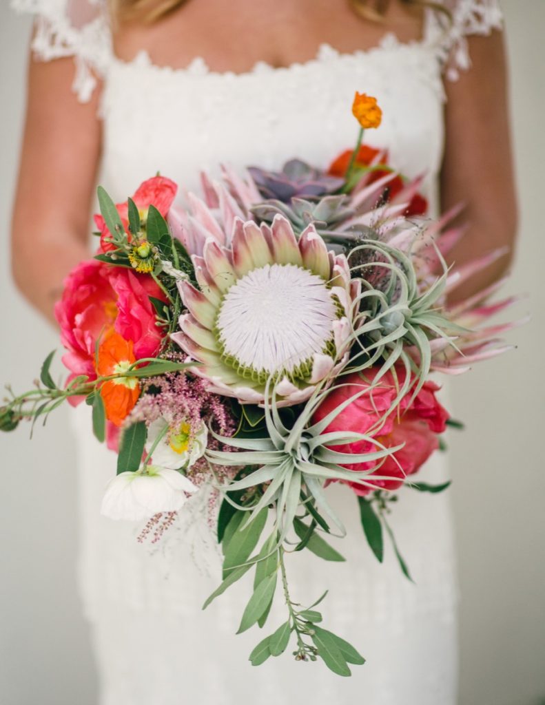 Freesia Designs delights in the unusual bridal bouquet!
