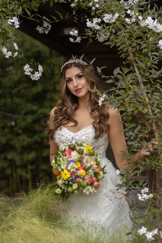 A Flair Floral Bridal Bouquet is so nice when held by a pretty Bride.