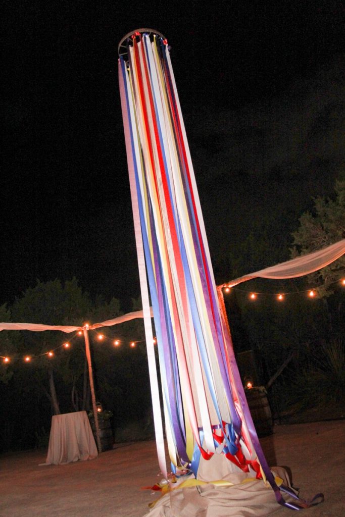 A banner hangs during the night, waiting at La Cantera Resort and Spa.