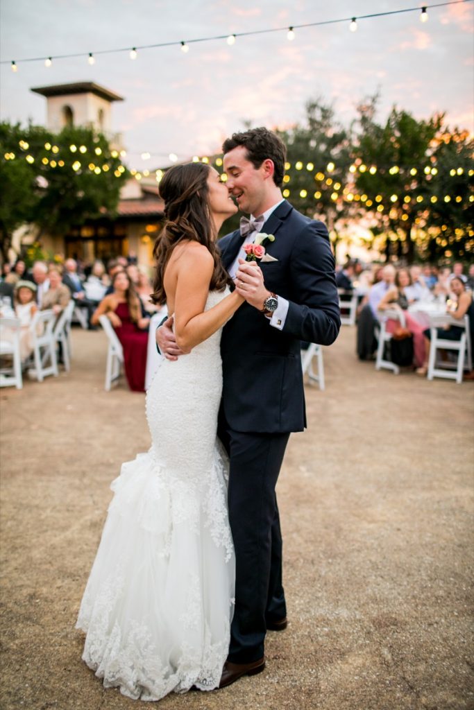 The first dance at La Cantera Resort and Spa.