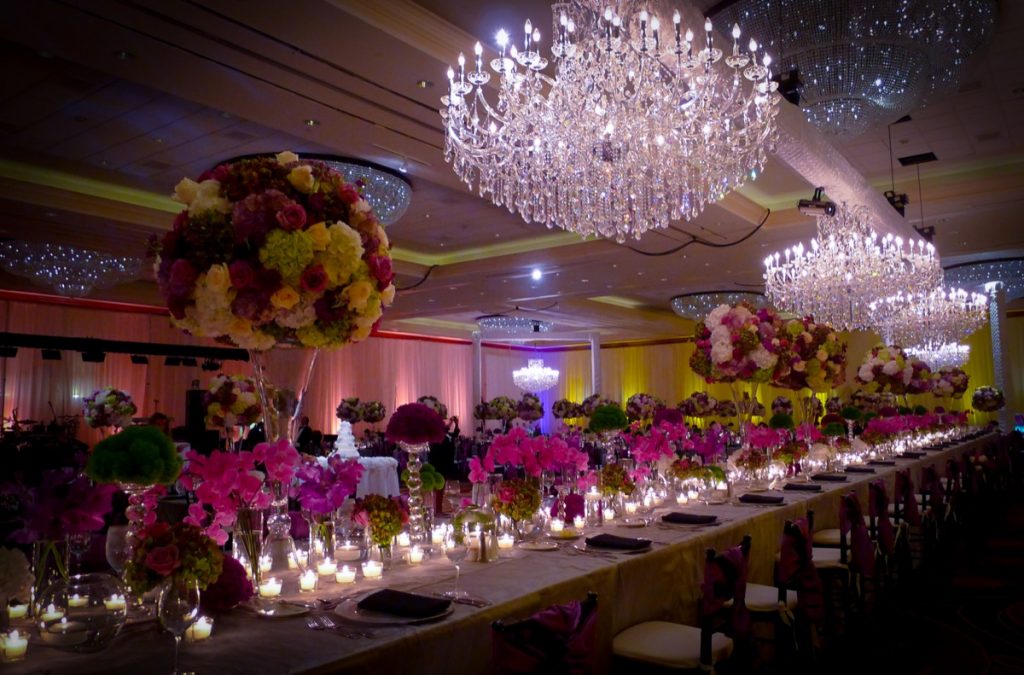 Romantic and precious is this banquet at La Cantera Resort and Spa