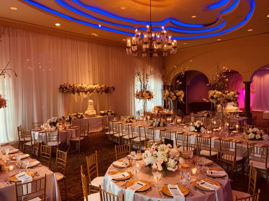 Flowers everywhere! A banquet is so much better when Events by A Touch of Elegance gets done with it!
