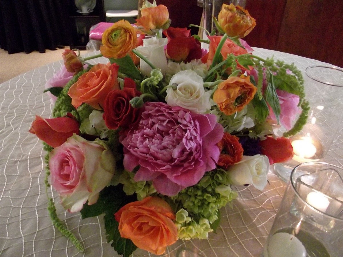 A wedding bouquet from Flair Floral.