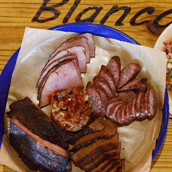 Blanco BBQ Barbecue plate