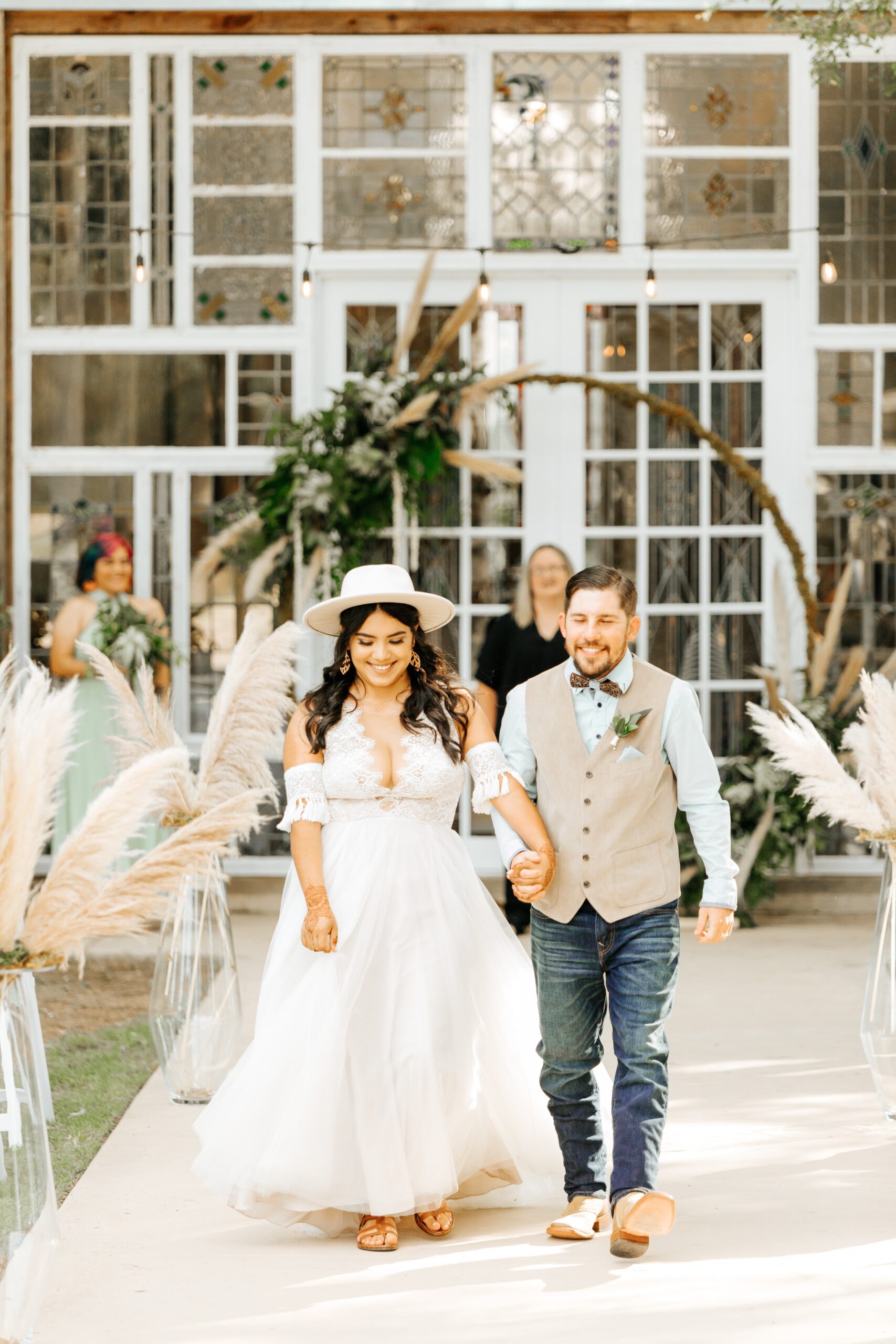 Jeannette and Caleb's Outdoor Wedding at Harper Hill Ranch