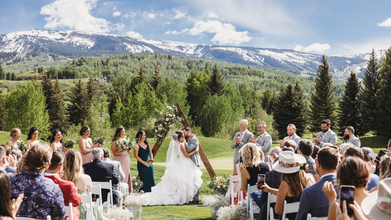 summer wedding destination Snowmass Colorado