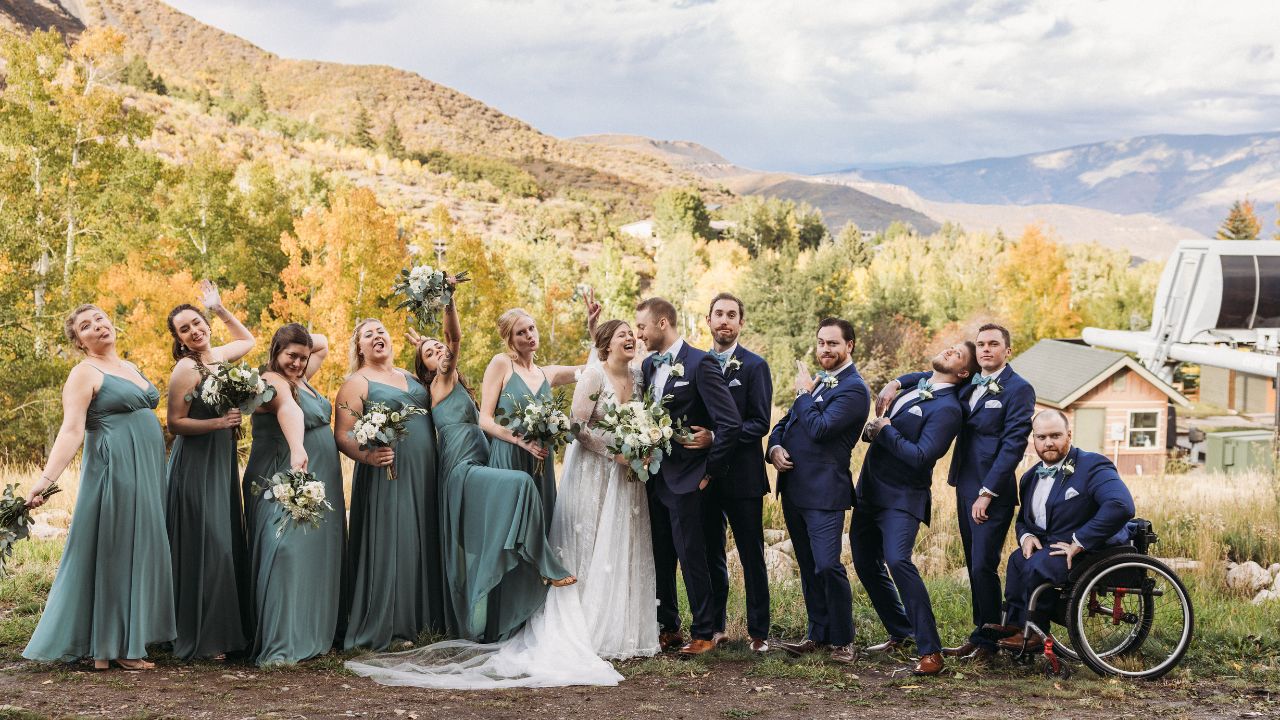 summer wedding in Snowmass Colorado