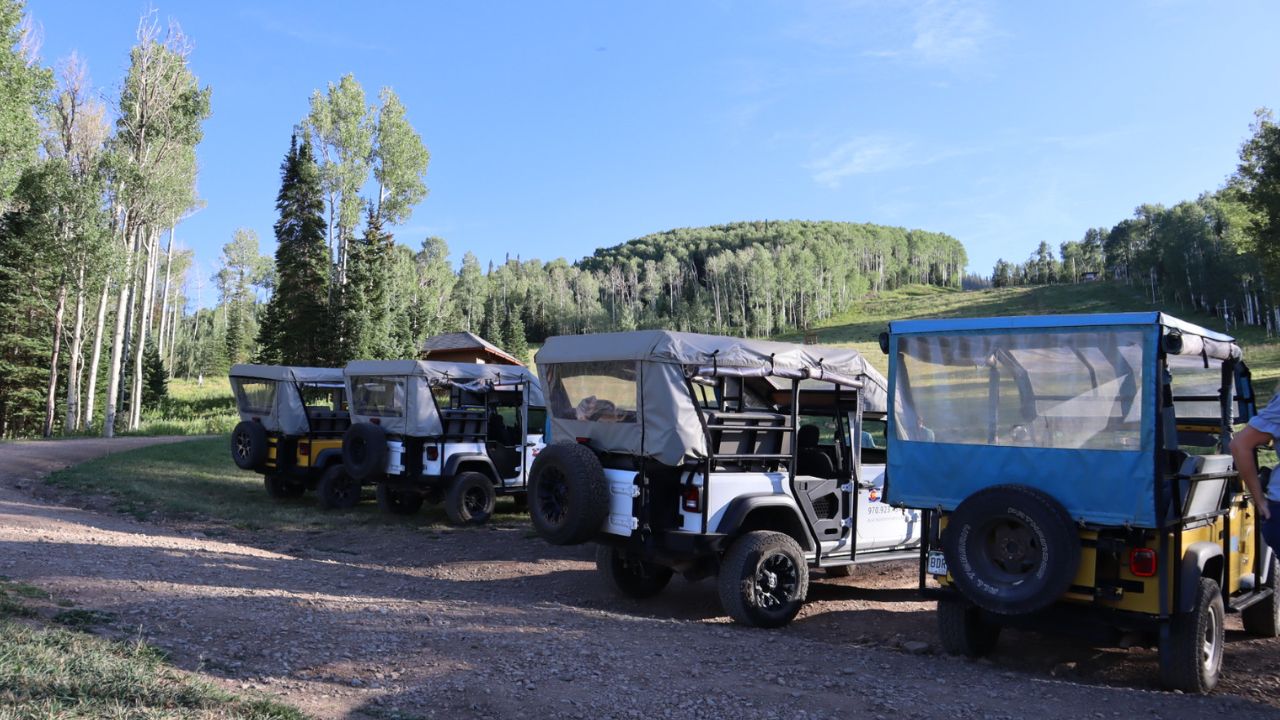blazing adventures mountain jeep tour in Snowmass Colorado