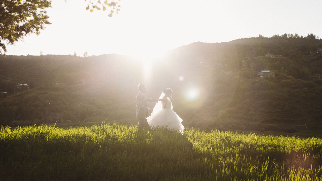 summer wedding at Snowmass country club